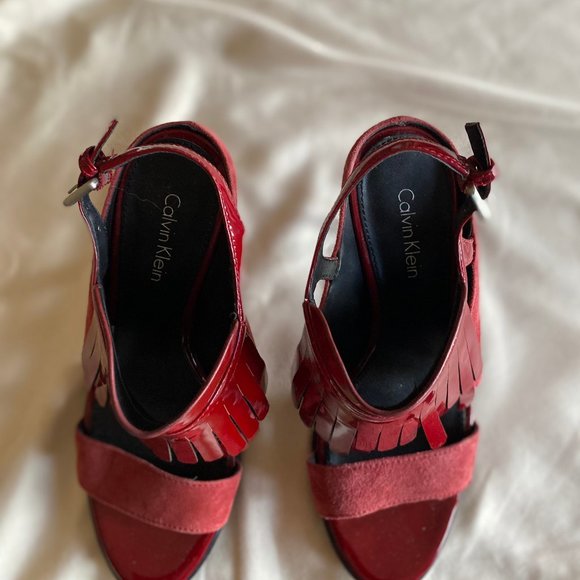 Calvin Klein red marin pump - Picture 6 of 6